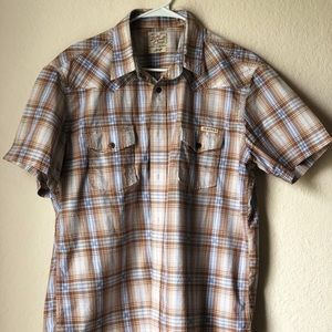 Lucky Brand Western Sportswear Button Up